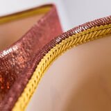 Pair of table lamps and pillow montagna 70s vintage modern antiques