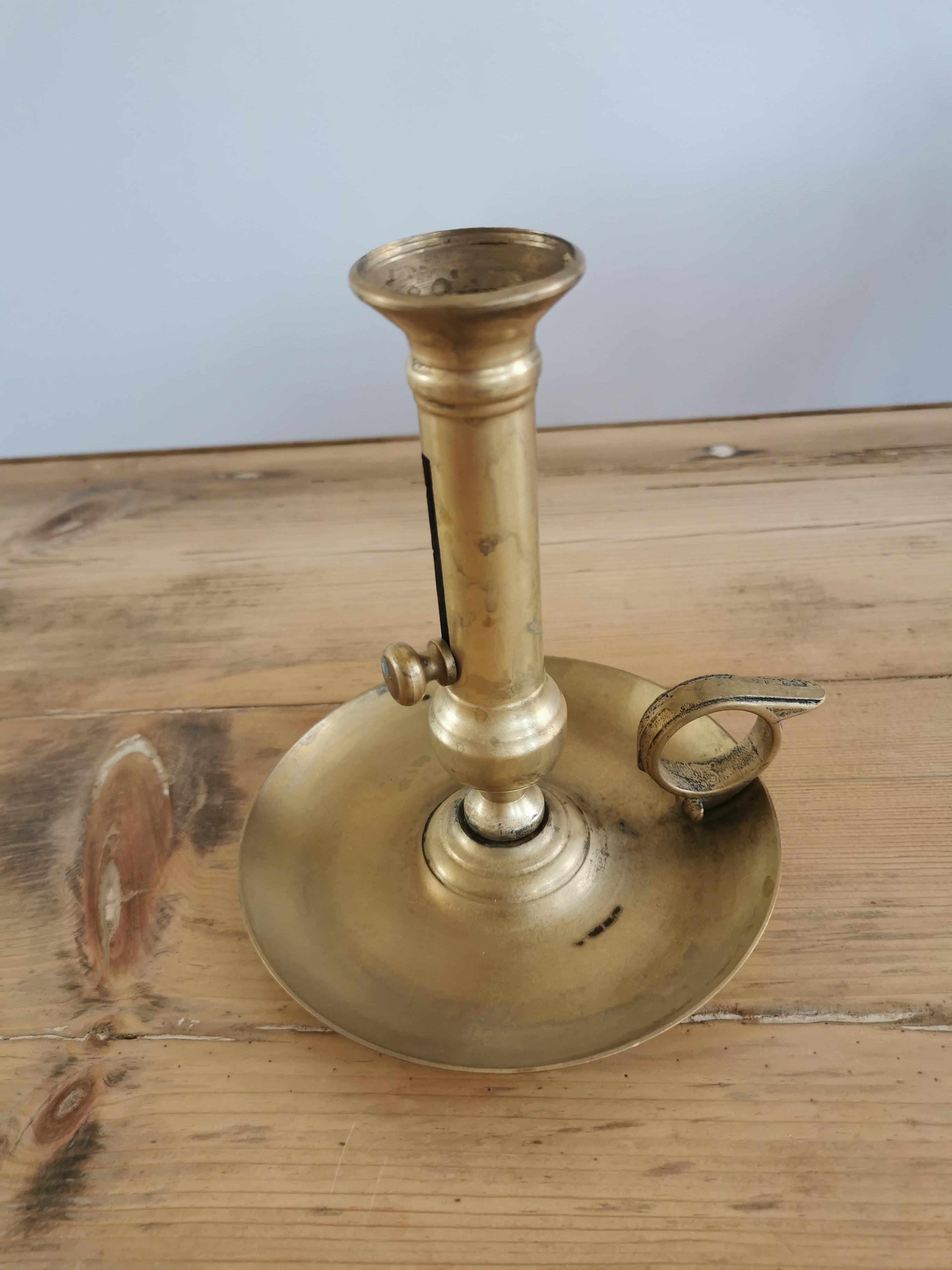 Brass candle holder