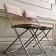 Restored vintage folding chairs