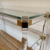 Lucite console Orsenigo 1970s