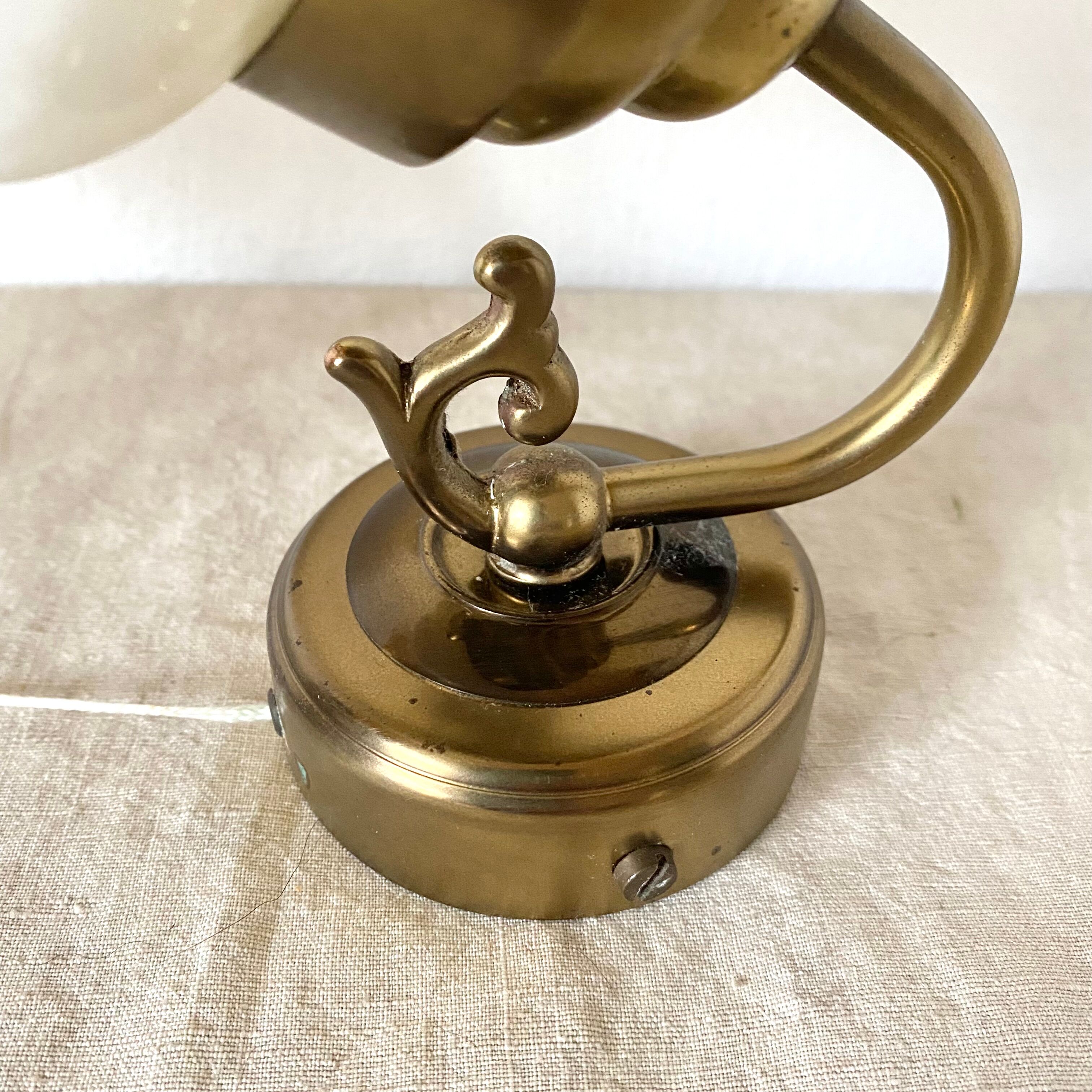 Pair of tulip sconces