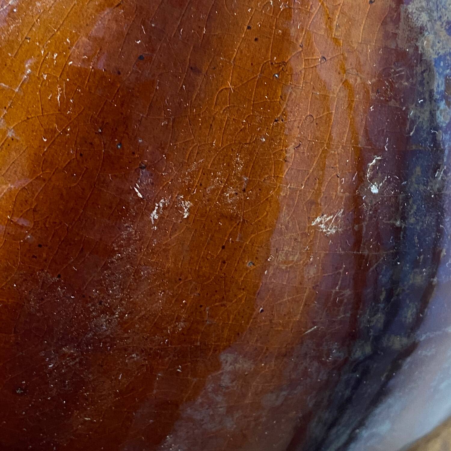 Art Deco Terracotta Spherical Vase by Albert Hellies