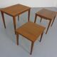 Danish Teak Nesting Tables by Kvalitet Form Funktion, 1960s, Set of 3
