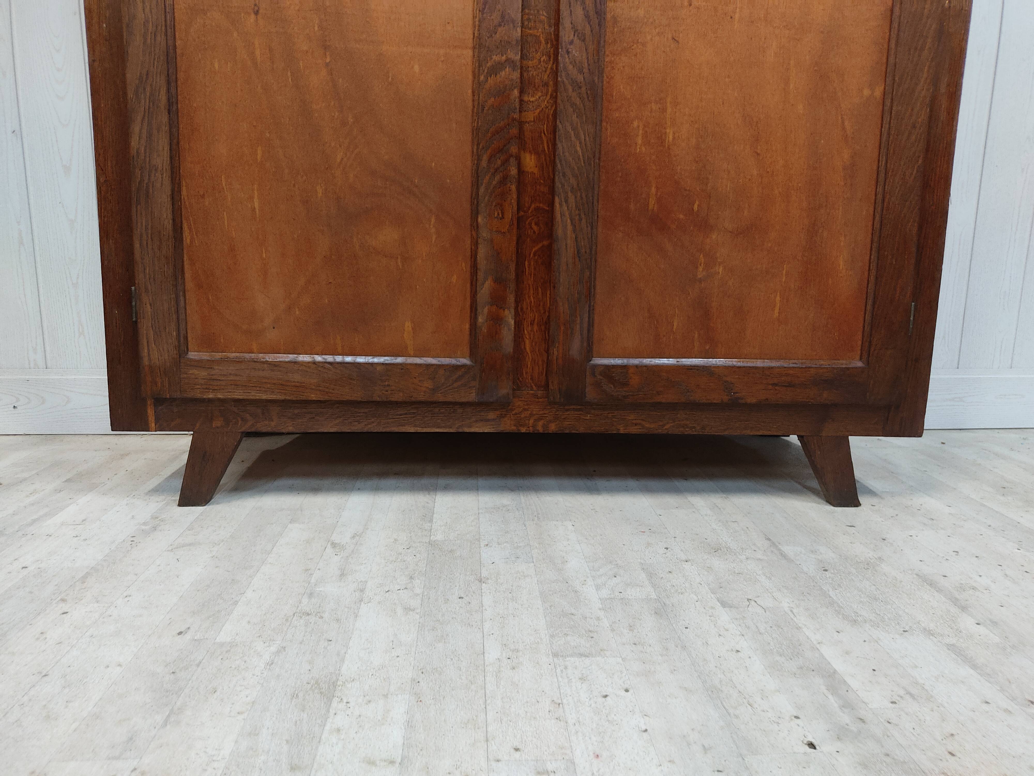 Vintage compass feet cabinet