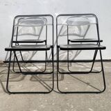4 folding chairs design Stua Patent, 1970
