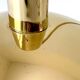 Large Danish Brass Pendant Light