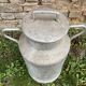 Farm milk jar aluminum canister
