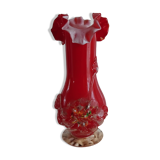 Red Murano vase