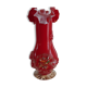 Red Murano vase