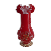 Red Murano vase