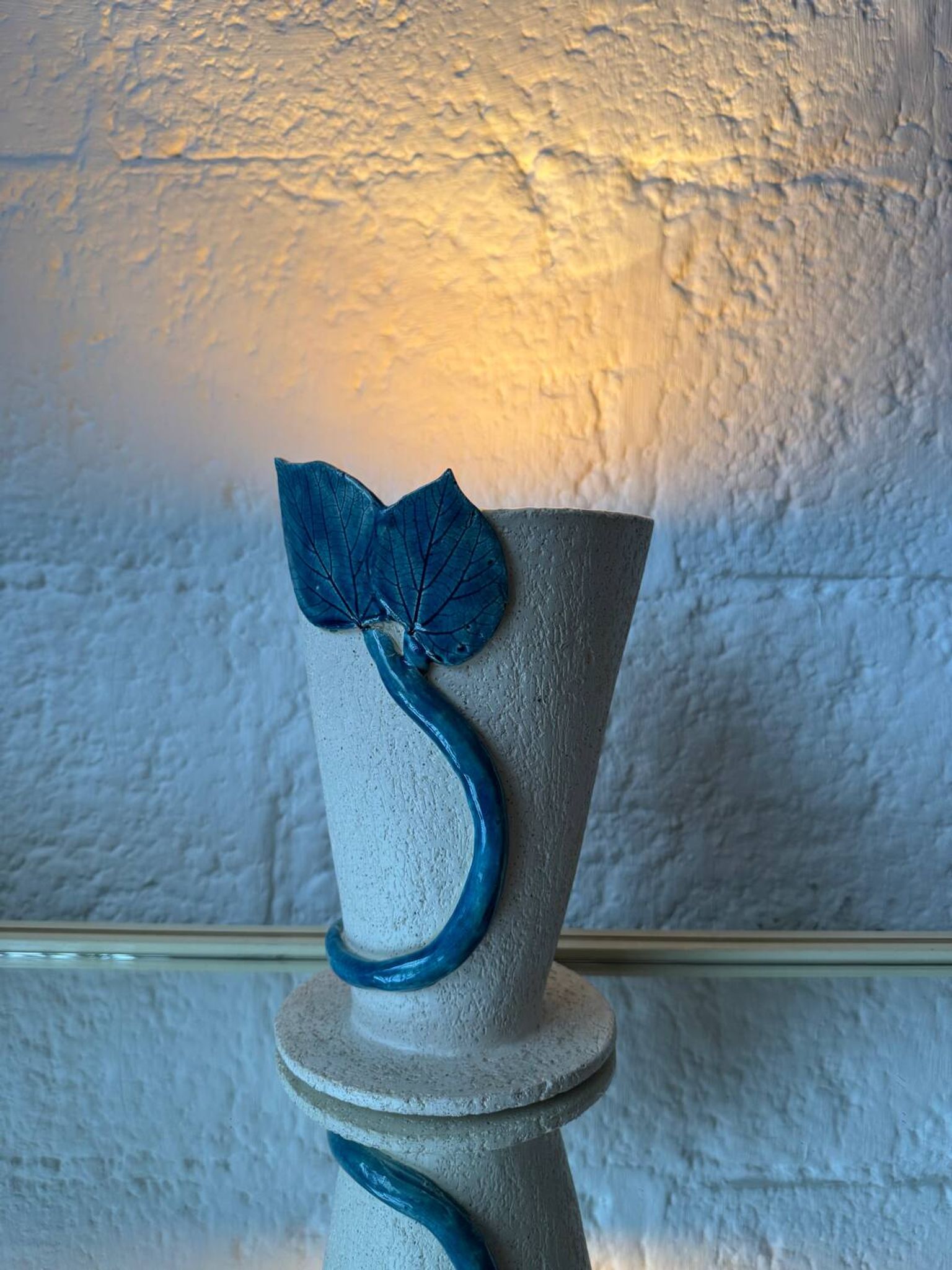 Lampe céramique artisanale vintage 