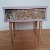 Vintage bedside table revamped