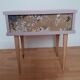 Table de chevet vintage relookée