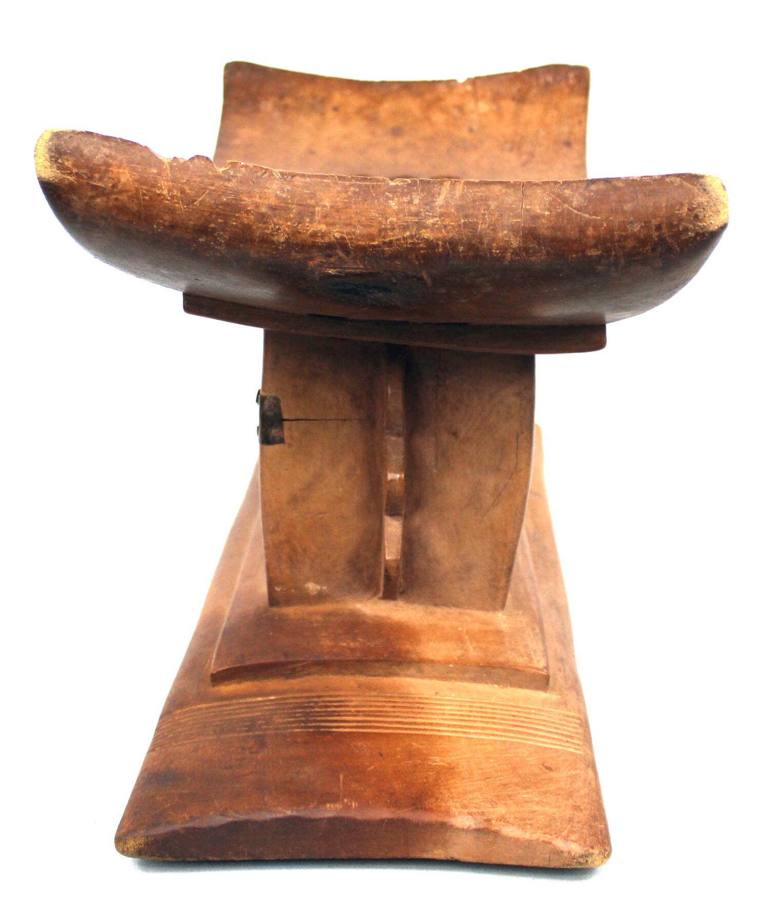 African Tribal Art Africa - Antique & Authentic Ashanti Stool 43 cms