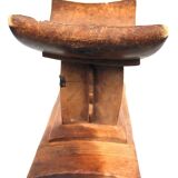 Art Africain Tribal Afrique - Ancien & Authentique Tabouret Ashanti 43 cms