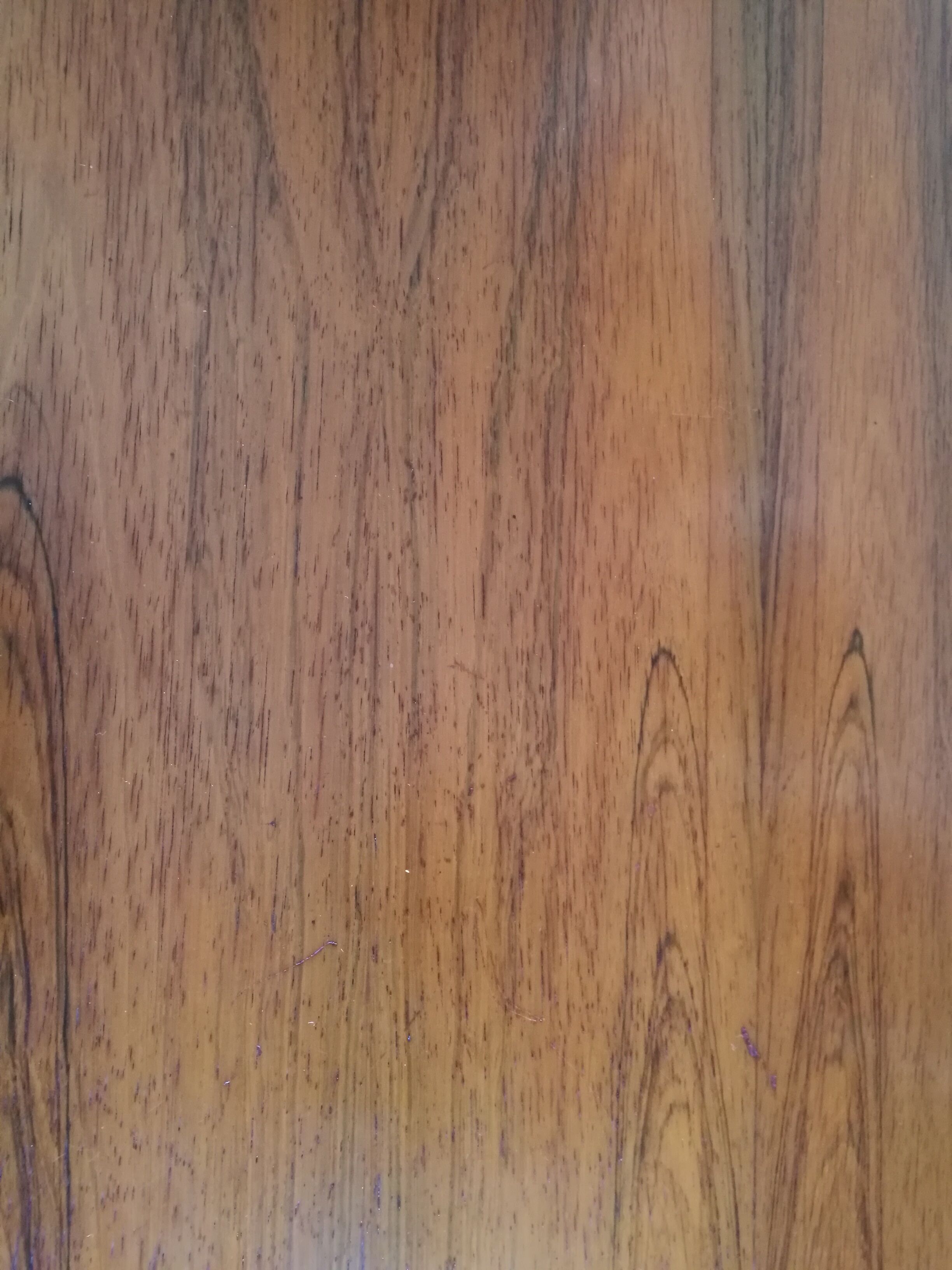 Scandinavian dining table in rosewood