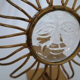 Vintage sun candlestick