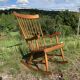 Rocking chair en bois
