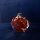 Faceted Murano Sommerso Glass Table Lighter by Alessandro Mandruzzato Italy 1970