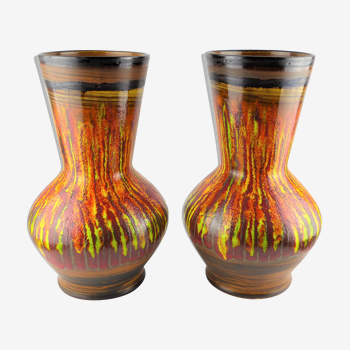 Vases céramique Saint Clément 1960