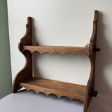 Antique spice shelf