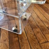 Plexiglas roller table, "Les Invisbles de Marais"