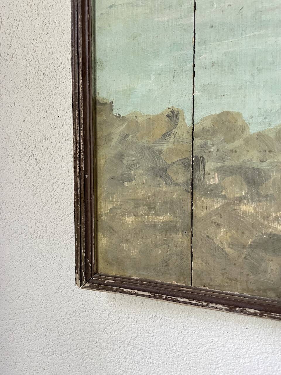 Painting on wood 1900