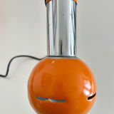 Targetti lamp vintage 1960s space age orange chrome