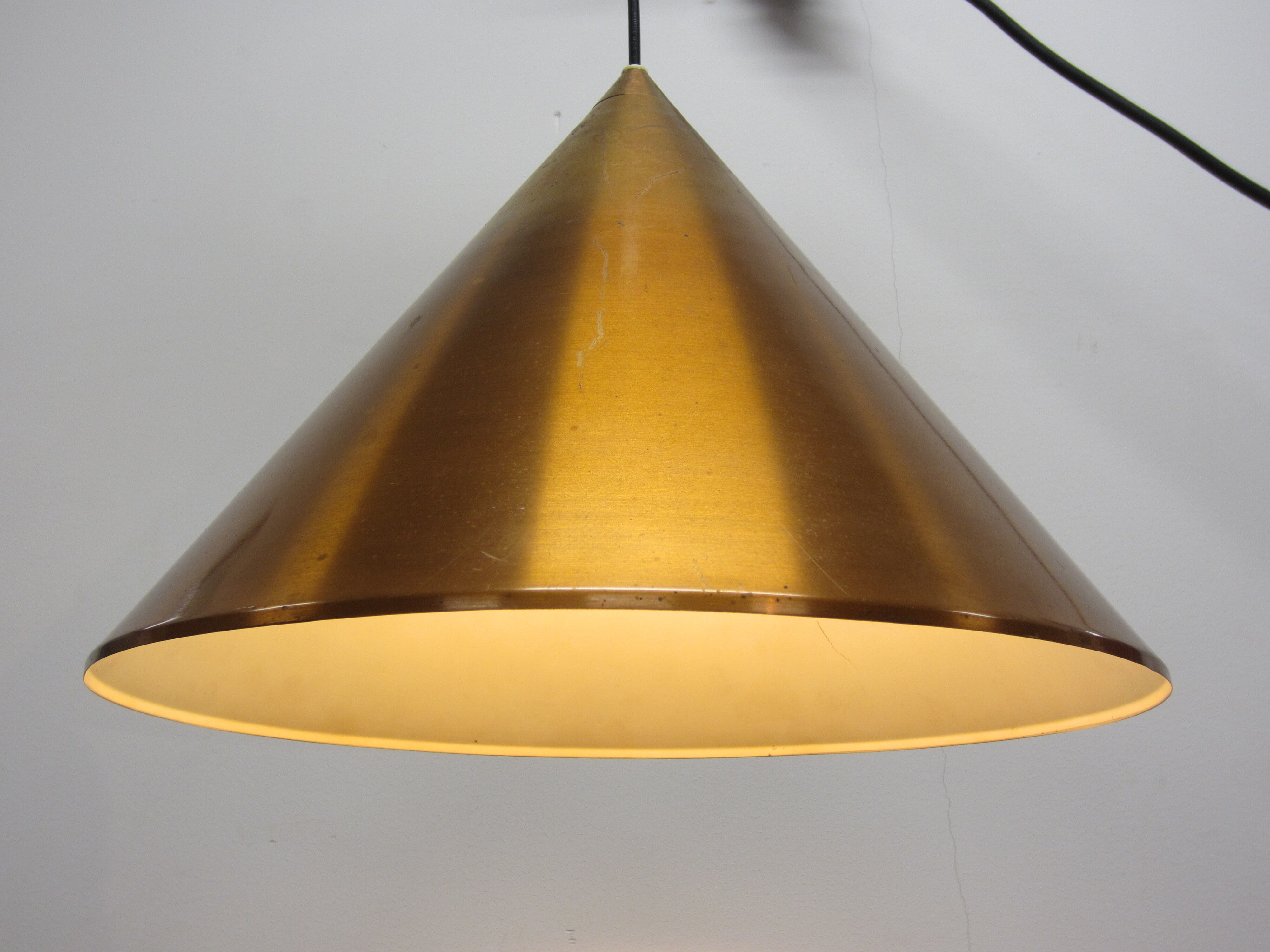 Hans-Agne Jakobsson Scandinavian copper pendant light