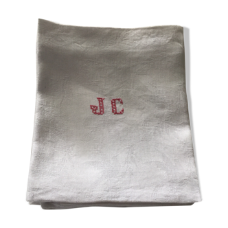 Lot de serviettes en lin monogrammes