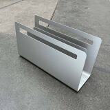 Minimalist aluminium magazine rack by Norman Foster for Helit, Germany, 1990s.