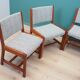 Set of five teak chairs, Danish design, 1970s, production: Denmark
