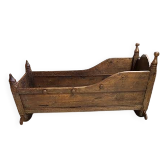 19th century wooden cradle