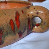 Vintage signed ceramic large plate