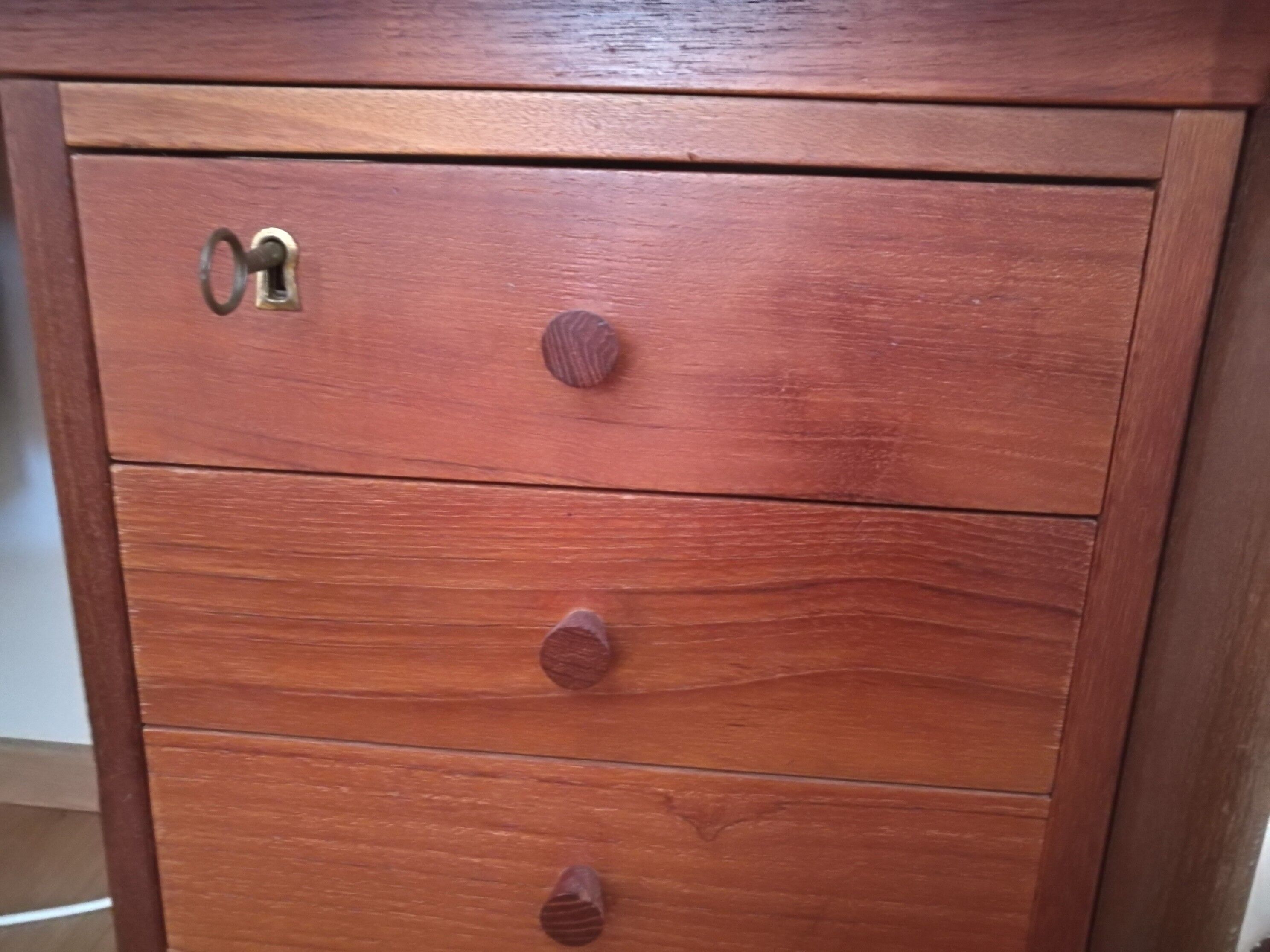 Vintage Scandinavian teak desk 60