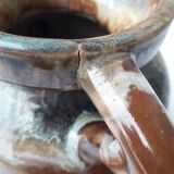 Vase grès signé