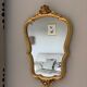 Golden mirror baroque style