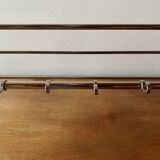 Bauhaus wall coat rack in chrome metal
