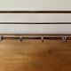 Bauhaus wall coat rack in chrome metal