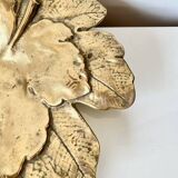 Decorative leaf-shaped dish – Gilt bronze – Early 20th century
