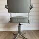 Vintage office chair – Mid-Century style Chrome and Faux leather