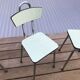 Série 4 chaises vintage formica