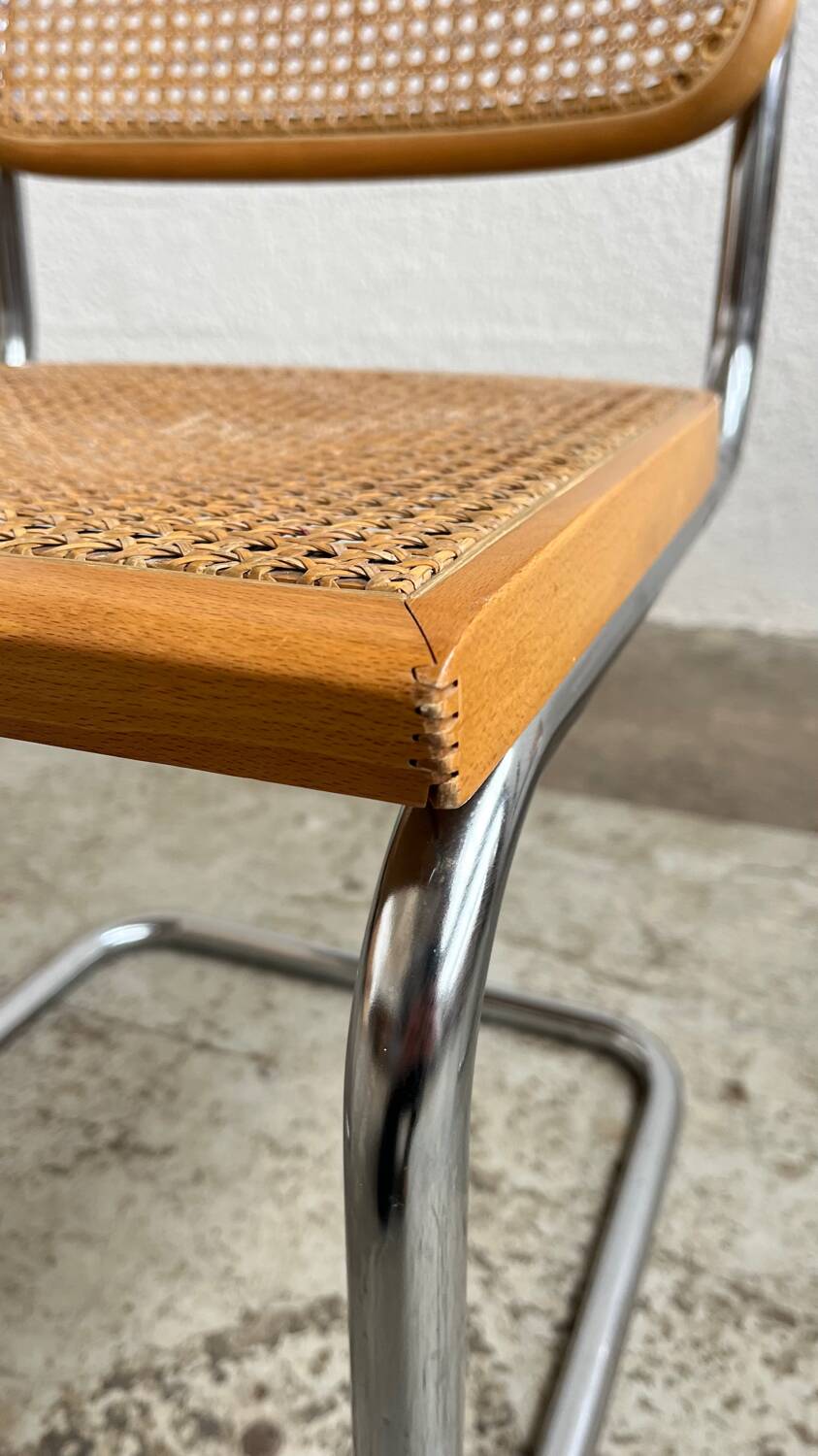 4 Cesca B32 Marcel Breuer chairs