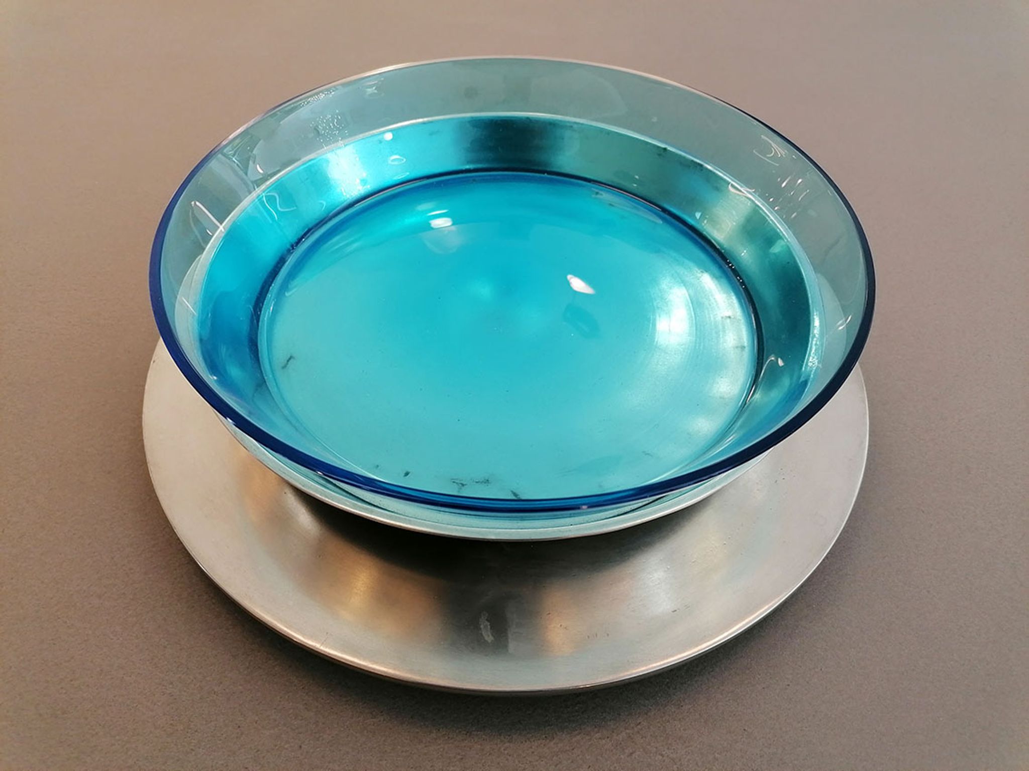 Tavola rotonda acquamarina cup