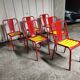 6 chaises tolix T4