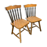 Lot de 2 chaises bistrot