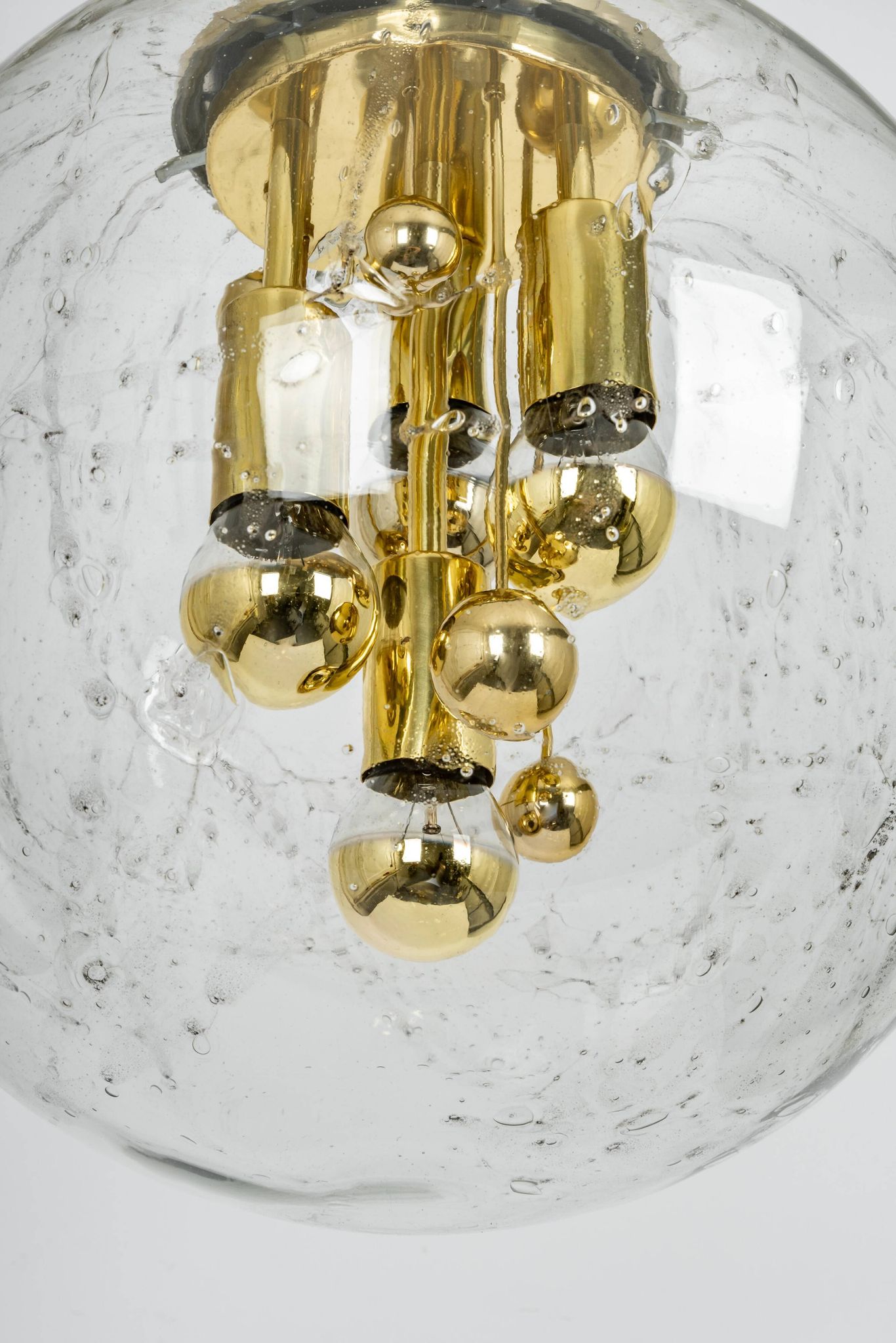 Sputnik Ball Chandelier by Doria, Germany, 1970s