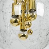 Sputnik Ball Chandelier by Doria, Germany, 1970s