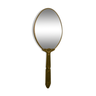Old hand-facing mirror