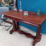 Regency mahogany console desk 19th century